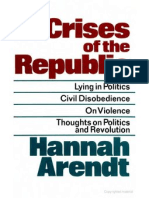 Arendt - Crises of the Republic