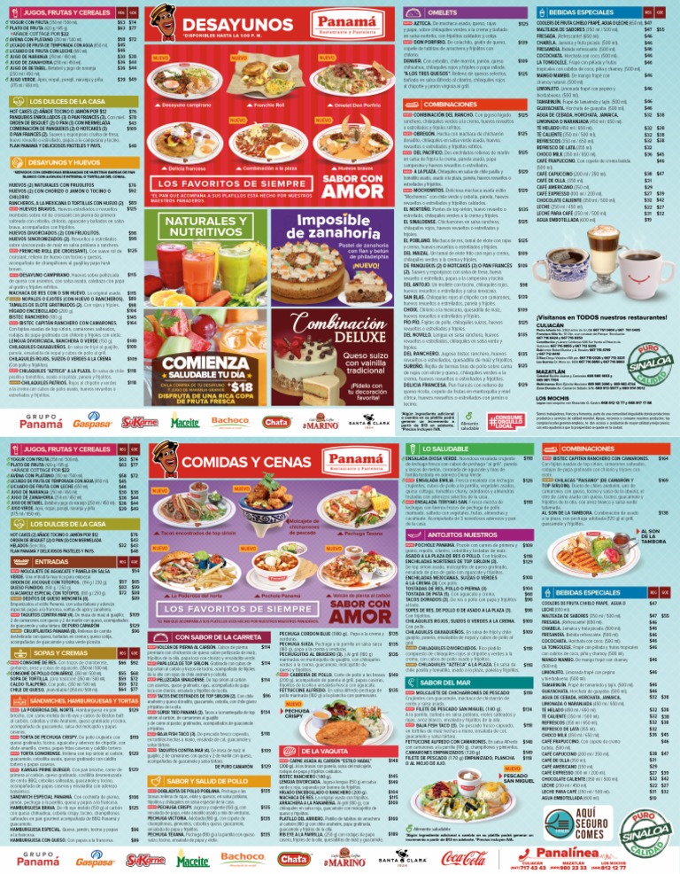 Menú Panamá PDF