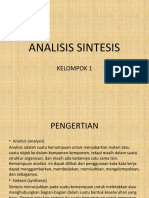 ANALISIS SINTESIS Kelompok 1