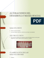 Alteraciones Del Desarrollo Maxilofacial