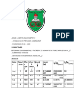 Objectives:: Name: Asem Alomari 0178255 - Hydraustatic Pressuer Experiment - THURUSDAY (2:30 - 5:30)