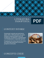 Literatura Pasoptista-Varianta Finala