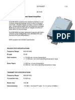 MHA 850 MHZ Datasheet PDF