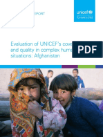 Lattimer, C. & Featherstone, A. (2020) Evaluation of UNICEF's Coverage and Quality in Complex Humanitarian Situations: Afghanistan Report