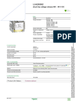 Product Data Sheet: Shunt Trip Voltage Release MX - 48 V DC