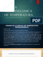 ¿Qué es la Escala de Temperatura Termodinámica?