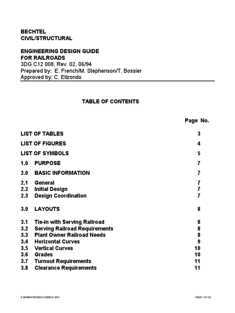 Railroad Engineering Design Guide | PDF | Drainage | Rail Transport