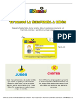 Tarjeta Kidon PDF