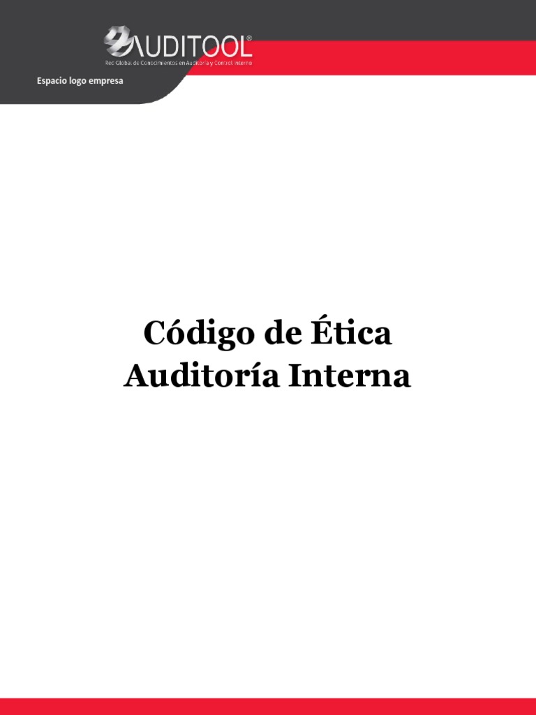 Modelo Codigo de Etica de Auditoria Interna ¡Nuevo! | PDF | Auditoría ...