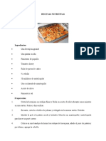 Recetas Nutritivas