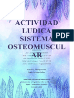 Actividad Ludica Sistema Osteomuscular