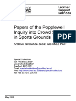 Papers of The Popplewell Inquiry Into Crowd Safety in Sports Grounds