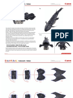 Coelacanth: Pattern: Assembly Instructions: Three US Letter Sheets Parts List (Pattern) :eight US Letter Sheets