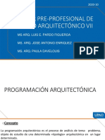 Programación arquitectónica: proceso y elementos clave