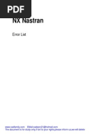 Download NX-Nastran-Error-List by Adriana Livadariu SN48489126 doc pdf