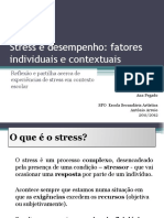 Stress e Aprendizagem - Fatores Individuais e Contextuais