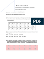 Práctica de Examen I Parcial