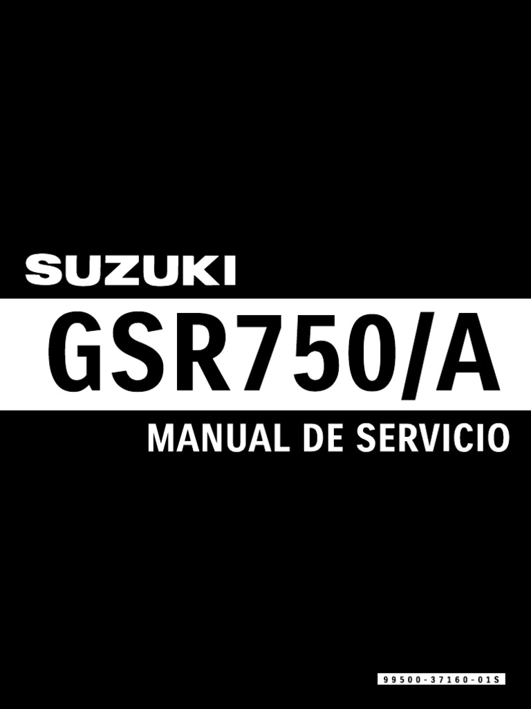 750 GSR750 A L2 PDF | PDF | Tornillo | Sistema de freno antibloqueo