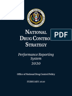 2020 National Drug Control Strategy Performance Reporting System