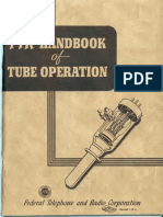 FTR Handbook of Tube Operation Federal Telephone and Radio Corporation 1944 Text PDF