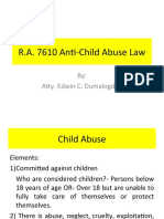 R.A. 7610-Child Abuse Law