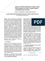 Bit Error Rate Analysis of OOK Modulation Scheme Under Non-Coherent Demodulation For Space Uplink Optical Communication Systems