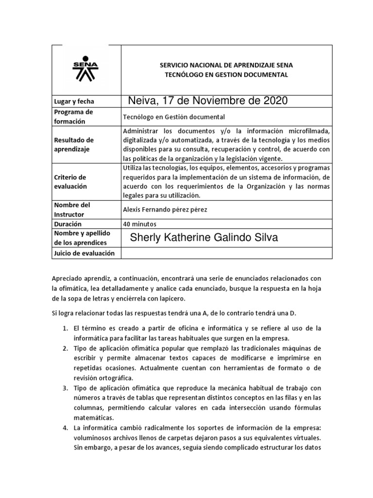 Actividad Sopa de Letras Ofimática Resolver1 PDF | PDF | Software libre ...