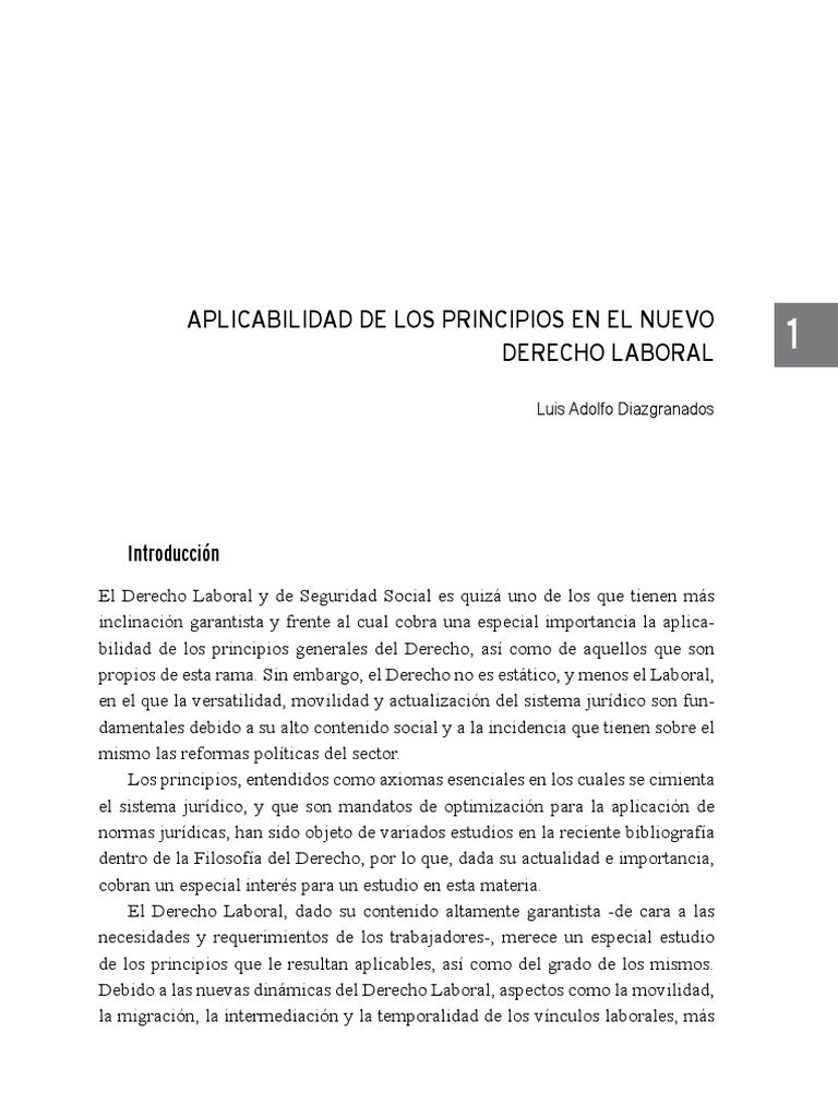 Derecho Laboral En Colombia Cap01 Pdf Pdf