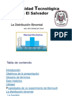 Clase La - Distribucion Binomial PDF