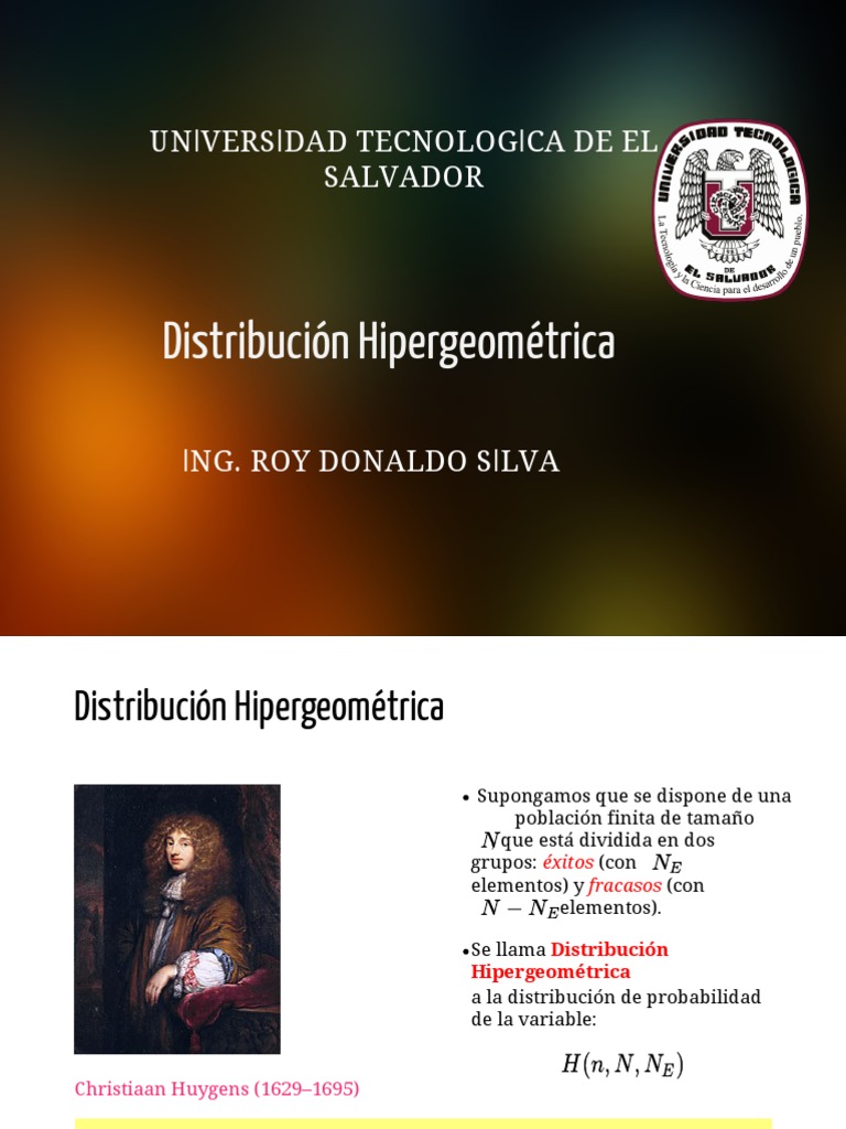 Probabilidad Hipergeométrica Explicada | PDF | Probabilidad | Teoría ...