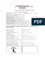 Imprime Cada Hoja Recorta y Resuelve en El Cuaderno Las Siguientes Actividades