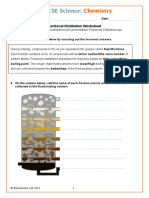 Fractional Distillation Worksheet