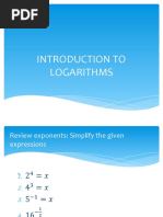 Logarithmic Function