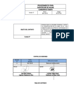 Procedimiento captación aguas proyecto interconexión eléctrica