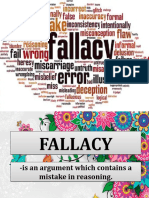 Fallacy Notes