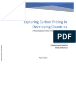 Exploring Carbon Pricing in Developing Countries A Macroeconomic Analysis in Ethiopia