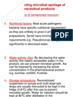 Microbial Contamination and GMP-Second Lecture