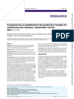 Comparisons of Established Risk Prediction Models For Cardiovascular Disease - Systematic Review