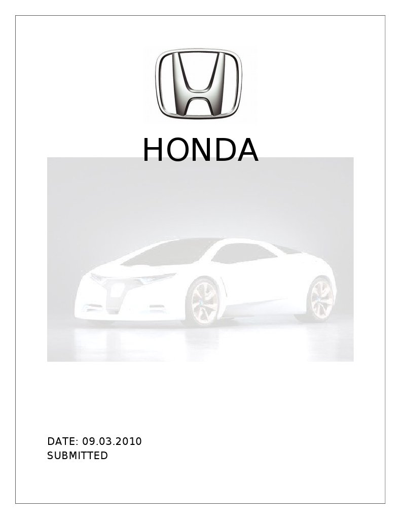 HONDA | PDF