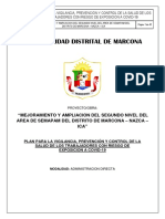 Plan COVID para trabajadores en proyecto de ampliación de SEMAPAM