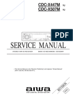 Service Manual: CDC-X447M CDC-X507M