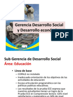 Gerencia Desarrollo Social y Desarrollo Económico