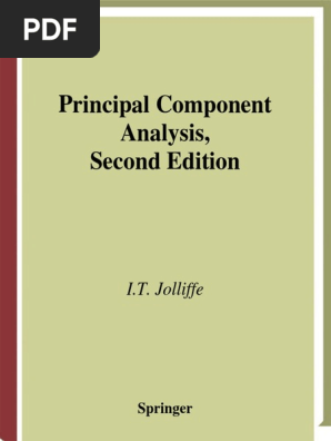 Jolliffe I. Principal Component Analysis (2ed., Springer