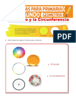 El Circulo y La Circumferencia Segundo Grado PDF