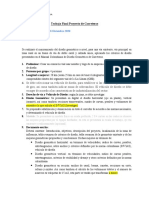 Trabajo Final Proyecto de Carreteras: Fecha de Sustentación: 01 Diciembre 2020 Lugar: 12-4pm-Virtual