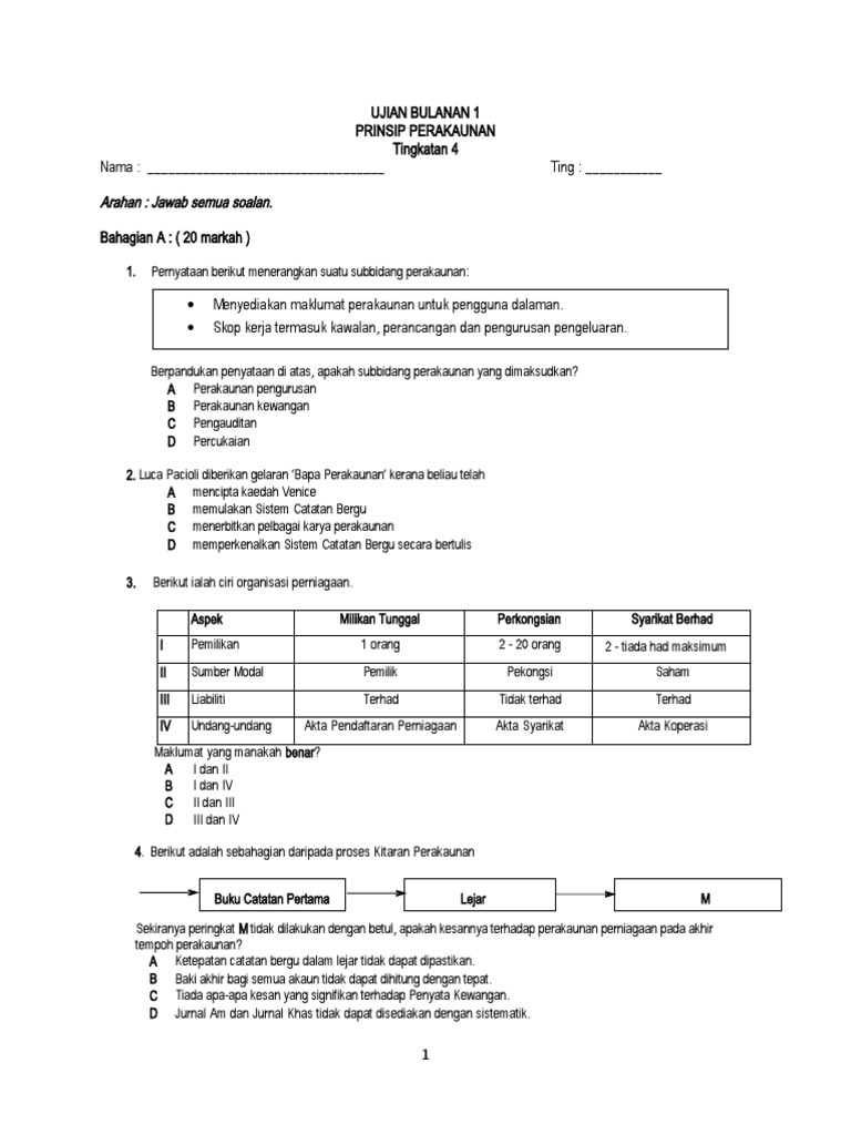 Soalan Pa F4 Ujian 1 2017 Pdf