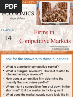 Economics: Firms in Competitive Markets