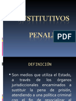 Diapositivas Clase 15 Sustitutivos Penales
