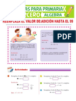 3.práctica de Adición Hasta El 99 para Tercero de Primaria