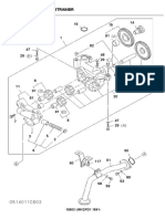 0-51A Oil Pump and Oil Strainer